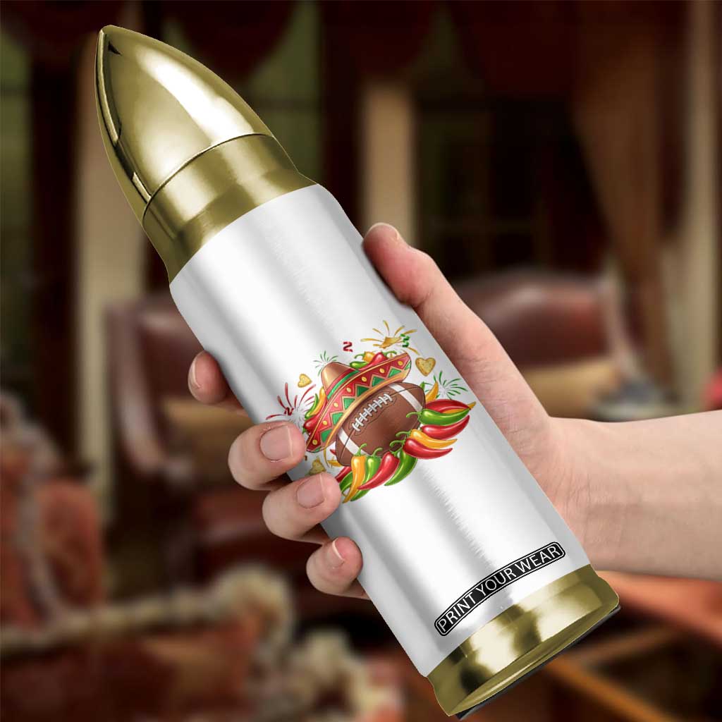 Funny Cinco De Mayo Football Bullet Tumbler Mexican Fiesta Party TS12 Print Your Wear