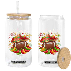 Funny Cinco De Mayo Football Glass Can Mexican Fiesta Party TS12 Print Your Wear