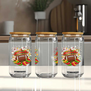 Funny Cinco De Mayo Football Glass Can Mexican Fiesta Party TS12 Print Your Wear