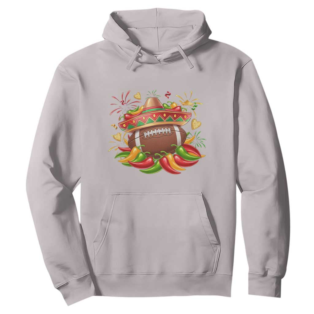 Funny Cinco De Mayo Football Hoodie Mexican Fiesta Party TS12 Ice Gray Print Your Wear