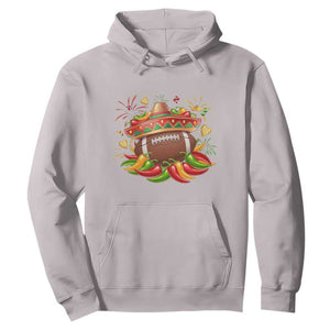 Funny Cinco De Mayo Football Hoodie Mexican Fiesta Party TS12 Ice Gray Print Your Wear