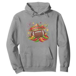 Funny Cinco De Mayo Football Hoodie Mexican Fiesta Party TS12 Sport Gray Print Your Wear