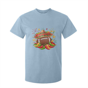 Funny Cinco De Mayo Football T Shirt For Kid Mexican Fiesta Party TS12 Light Blue Print Your Wear