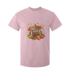 Funny Cinco De Mayo Football T Shirt For Kid Mexican Fiesta Party TS12 Light Pink Print Your Wear