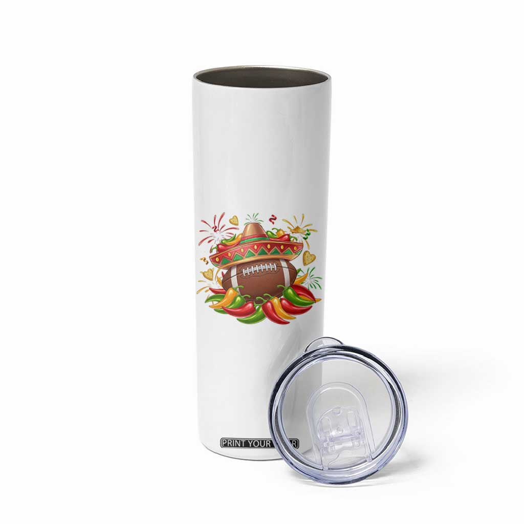 Funny Cinco De Mayo Football Skinny Tumbler Mexican Fiesta Party TS12 Print Your Wear