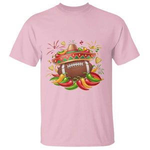 Funny Cinco De Mayo Football T Shirt Mexican Fiesta Party TS12 Light Pink Print Your Wear