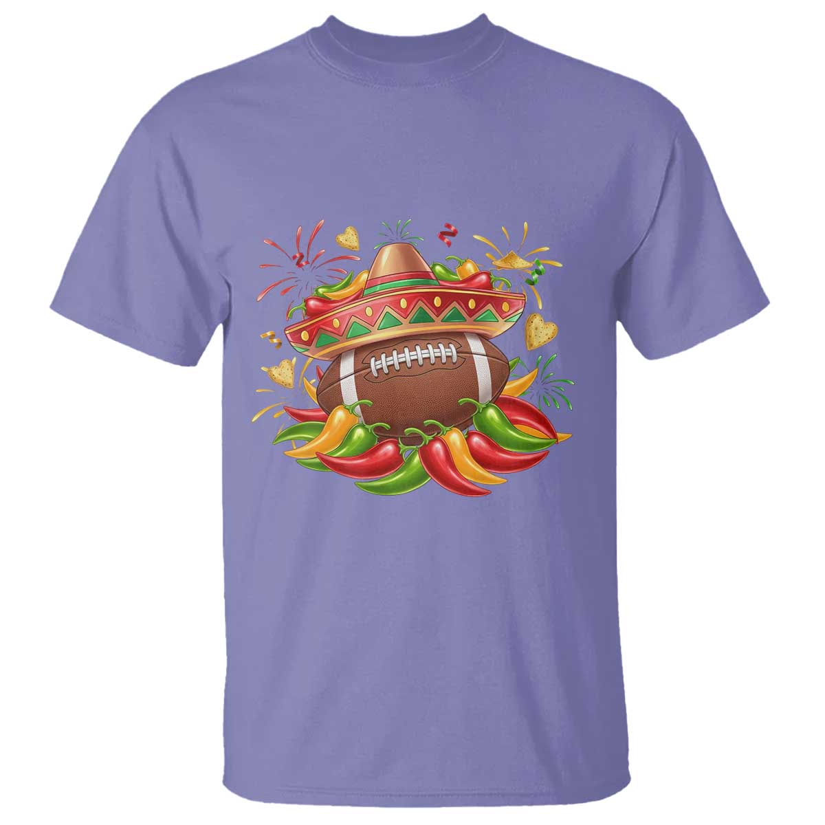 Funny Cinco De Mayo Football T Shirt Mexican Fiesta Party TS12 Violet Print Your Wear