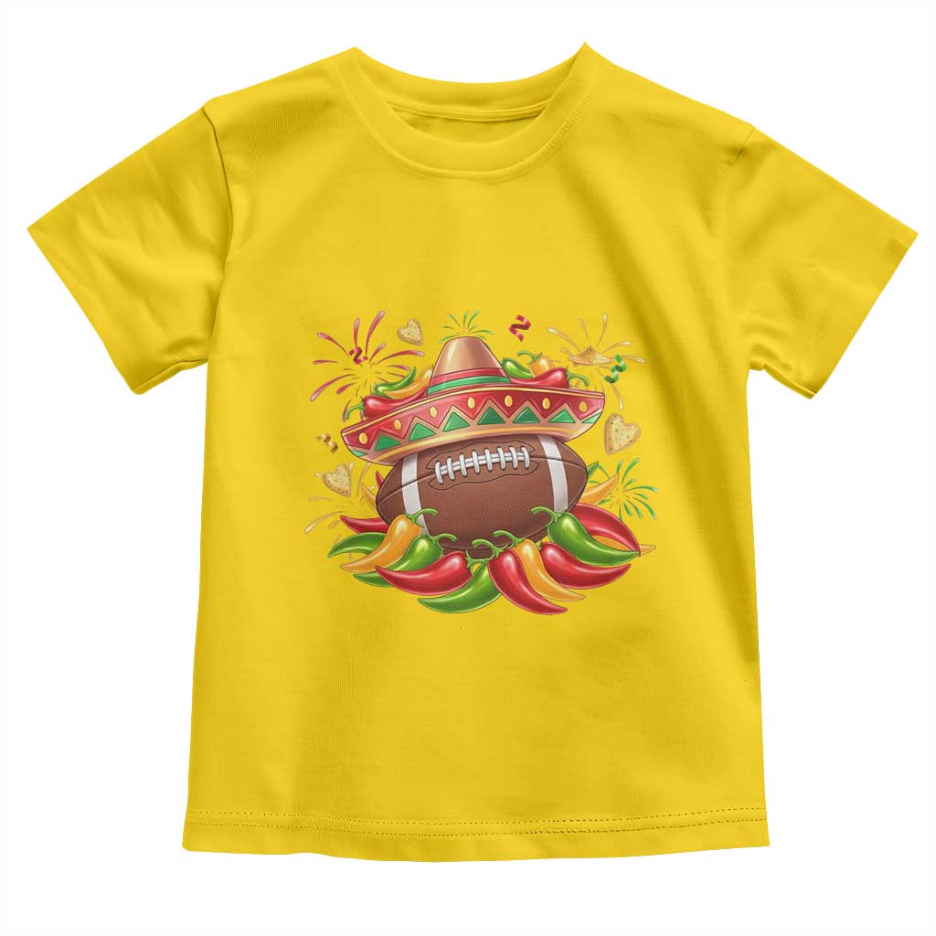 Funny Cinco De Mayo Football Toddler T Shirt Mexican Fiesta Party TS12 Daisy Print Your Wear