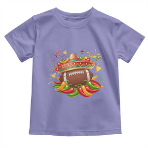 Funny Cinco De Mayo Football Toddler T Shirt Mexican Fiesta Party TS12 Violet Print Your Wear