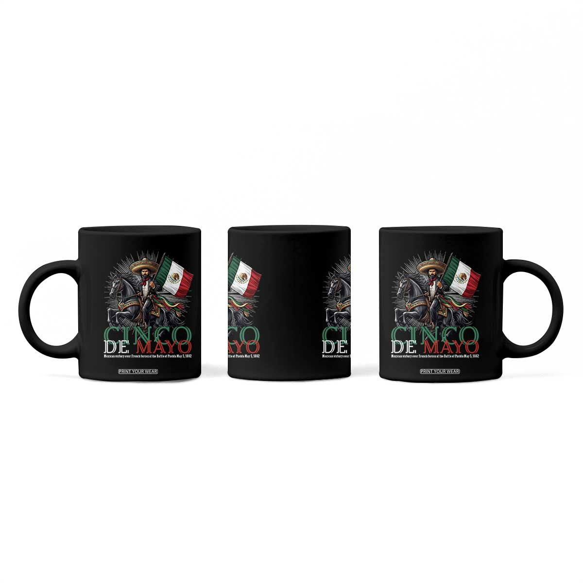 Cinco De Mayo Battle Of Puebla Coffee Mug Historical Mexican Heritage TS12 Print Your Wear