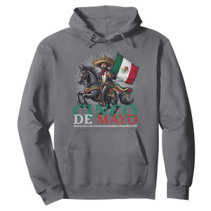 Cinco De Mayo Battle Of Puebla Hoodie Historical Mexican Heritage TS12 Charcoal Print Your Wear