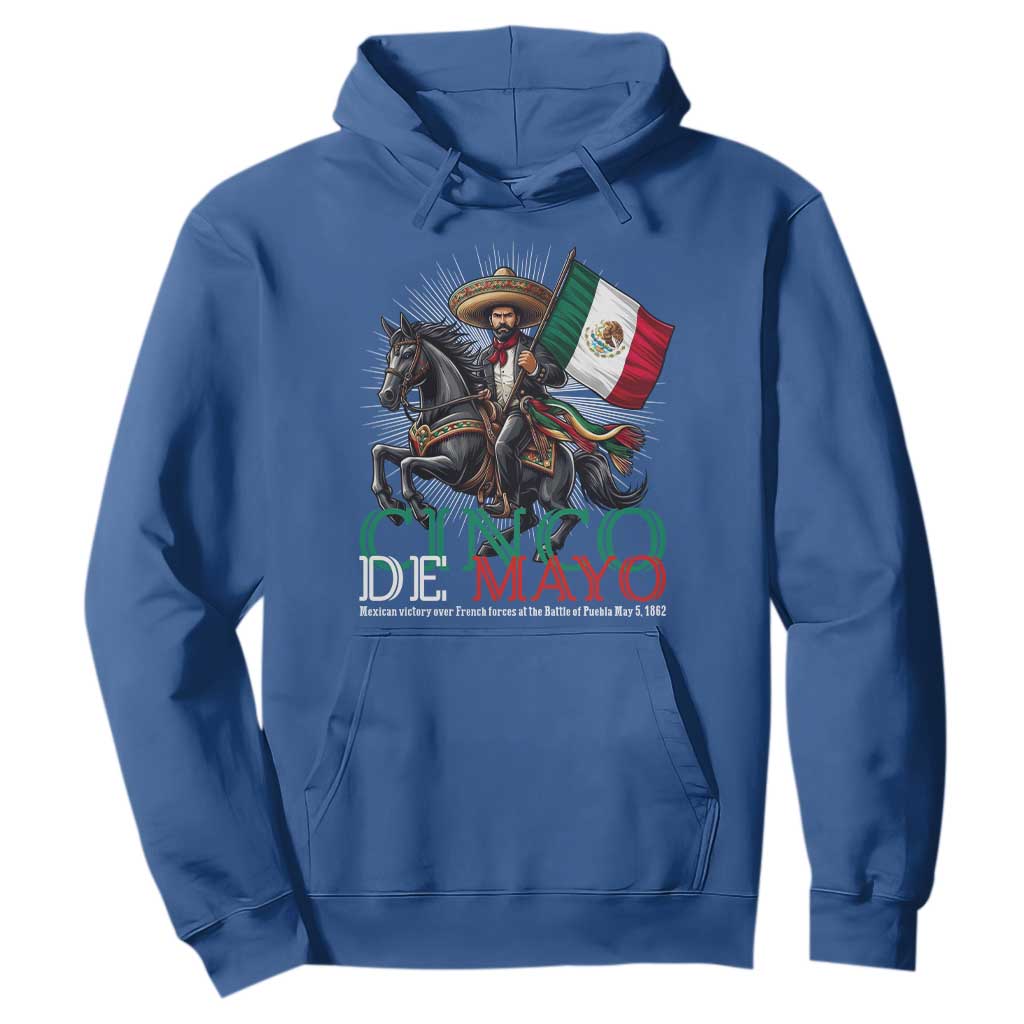 Cinco De Mayo Battle Of Puebla Hoodie Historical Mexican Heritage TS12 Royal Blue Print Your Wear