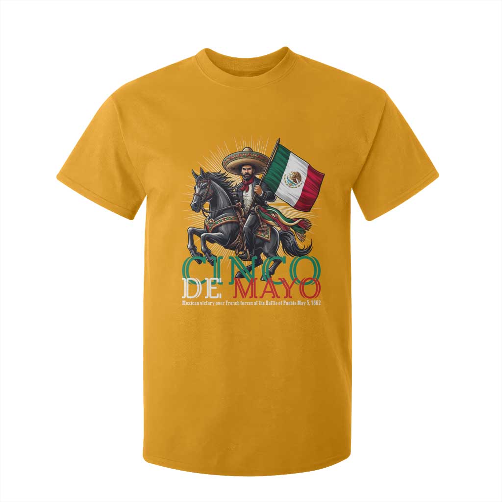 Cinco De Mayo Battle Of Puebla T Shirt For Kid Historical Mexican Heritage TS12 Gold Print Your Wear