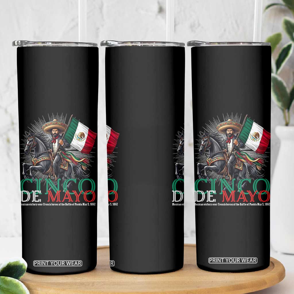 Cinco De Mayo Battle Of Puebla Skinny Tumbler Historical Mexican Heritage TS12 Print Your Wear