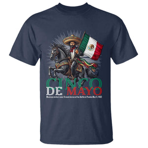 Cinco De Mayo Battle Of Puebla T Shirt Historical Mexican Heritage TS12 Navy Print Your Wear