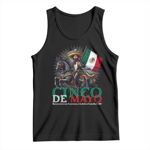 Cinco De Mayo Battle Of Puebla Tank Top Historical Mexican Heritage TS12 Black Print Your Wear