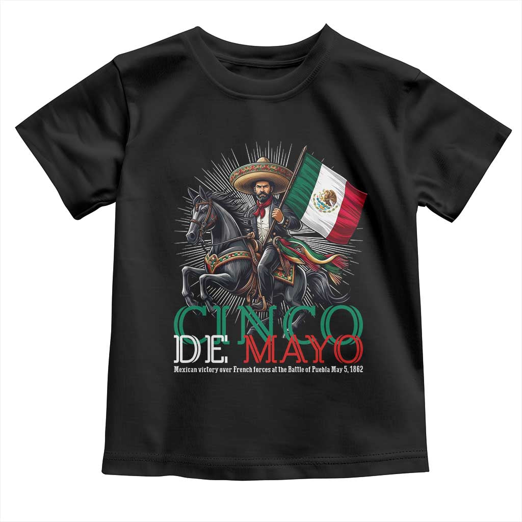 Cinco De Mayo Battle Of Puebla Toddler T Shirt Historical Mexican Heritage TS12 Black Print Your Wear