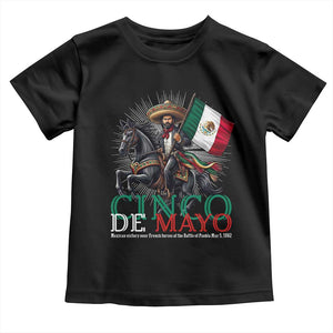 Cinco De Mayo Battle Of Puebla Toddler T Shirt Historical Mexican Heritage TS12 Black Print Your Wear