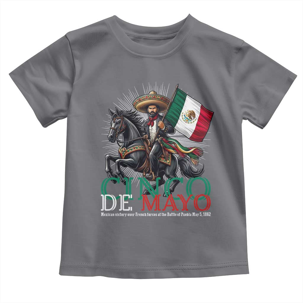 Cinco De Mayo Battle Of Puebla Toddler T Shirt Historical Mexican Heritage TS12 Charcoal Print Your Wear