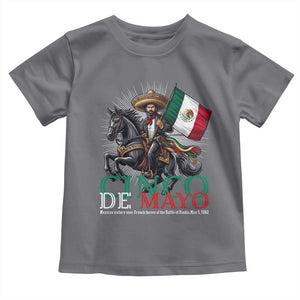 Cinco De Mayo Battle Of Puebla Toddler T Shirt Historical Mexican Heritage TS12 Charcoal Print Your Wear