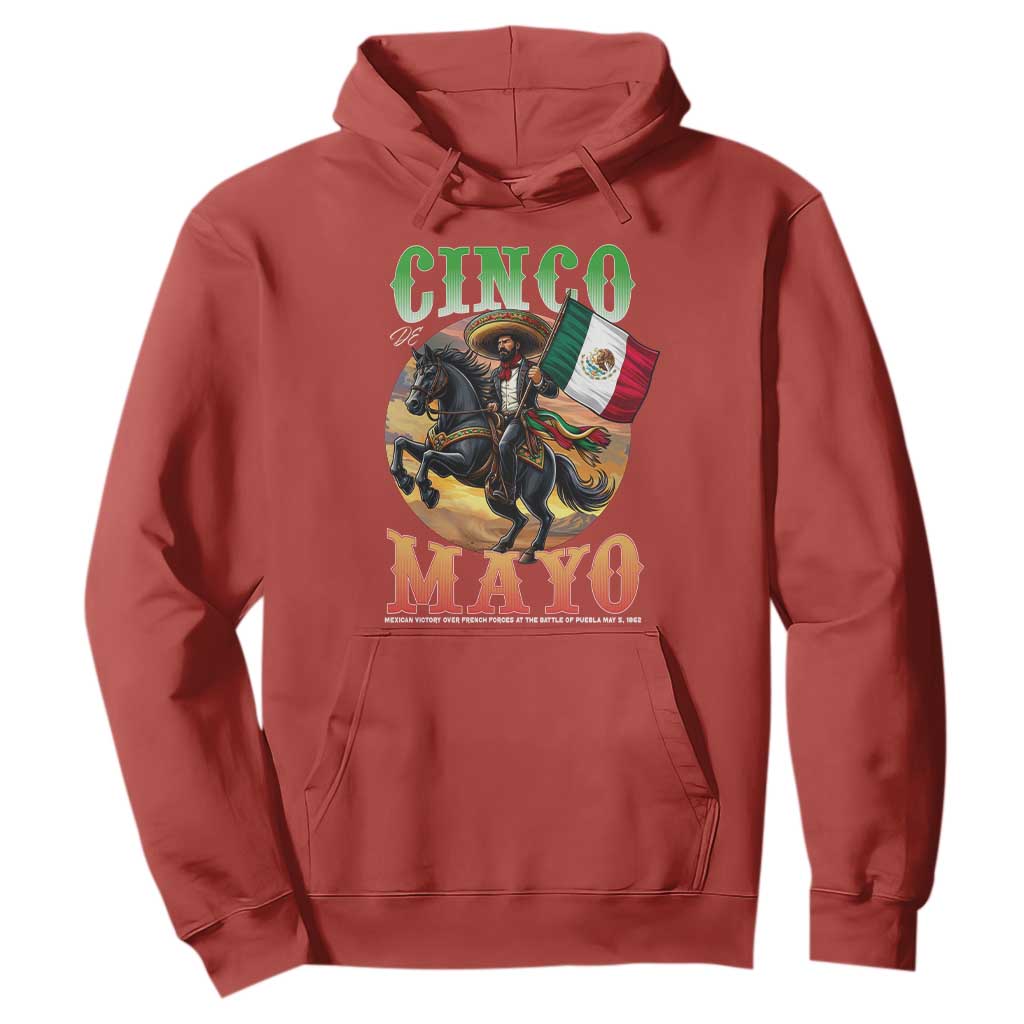 Cinco De Mayo Battle Of Puebla Hoodie Mexican Victory Heritage Pride TS12 Red Print Your Wear