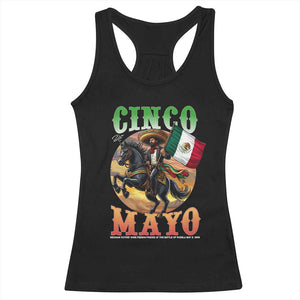 Cinco De Mayo Battle Of Puebla Racerback Tank Top Mexican Victory Heritage Pride TS12 Black Print Your Wear