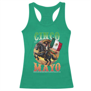 Cinco De Mayo Battle Of Puebla Racerback Tank Top Mexican Victory Heritage Pride TS12 Irish Green Print Your Wear