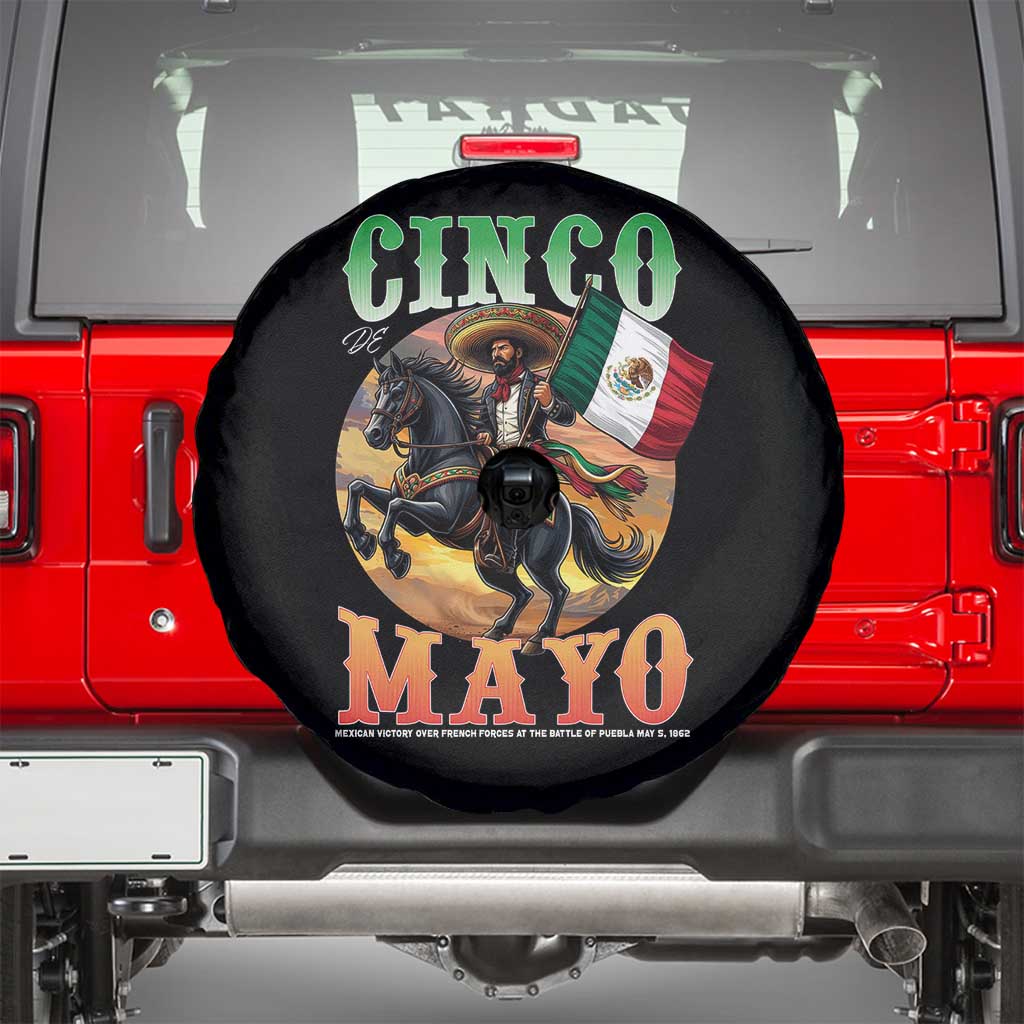 Cinco De Mayo Battle Of Puebla Spare Tire Cover Mexican Victory Heritage Pride TS12 Black Print Your Wear