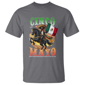 Cinco De Mayo Battle Of Puebla T Shirt Mexican Victory Heritage Pride TS12 Charcoal Print Your Wear