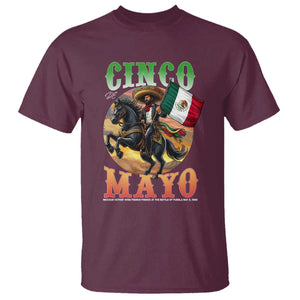 Cinco De Mayo Battle Of Puebla T Shirt Mexican Victory Heritage Pride TS12 Maroon Print Your Wear