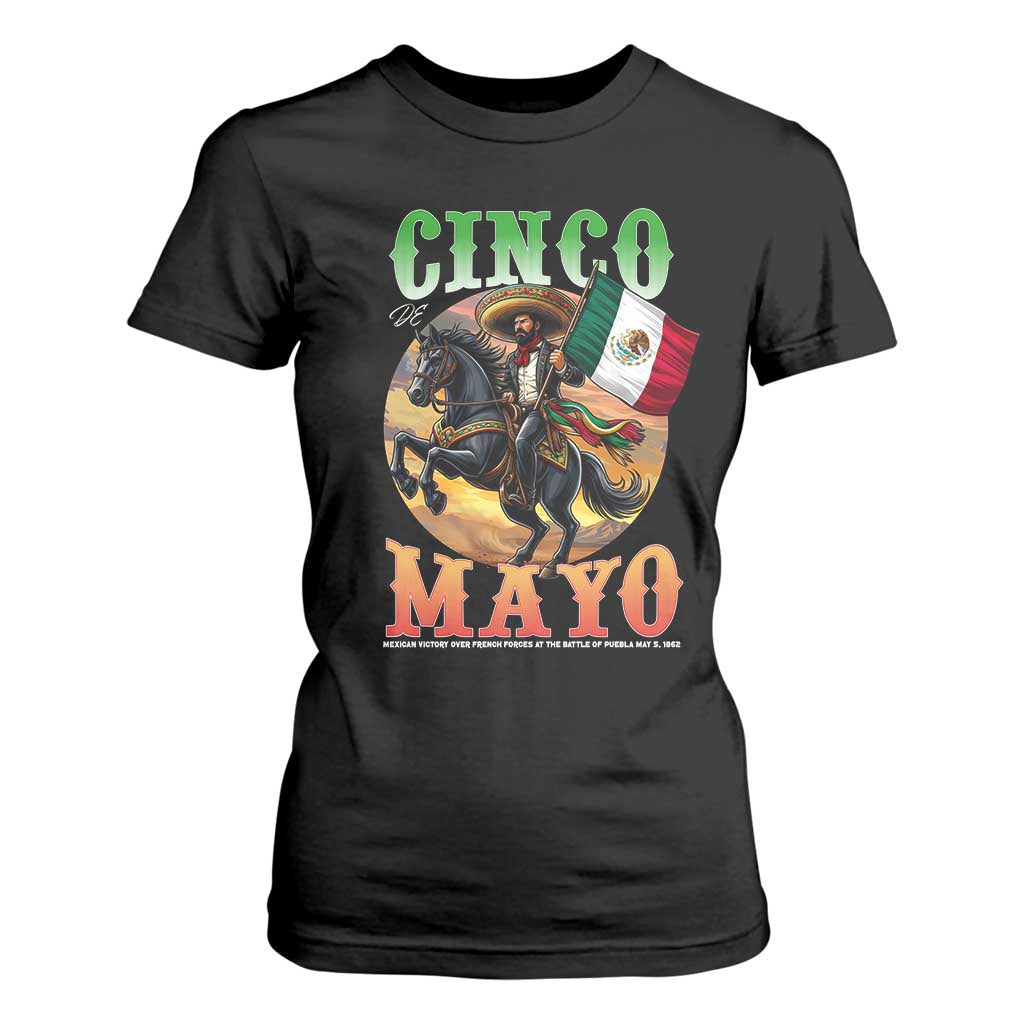 Cinco De Mayo Battle Of Puebla T Shirt For Women Mexican Victory Heritage Pride TS12 Black Print Your Wear