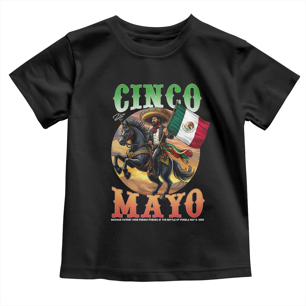 Cinco De Mayo Battle Of Puebla Toddler T Shirt Mexican Victory Heritage Pride TS12 Black Print Your Wear
