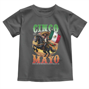 Cinco De Mayo Battle Of Puebla Toddler T Shirt Mexican Victory Heritage Pride TS12 Dark Heather Print Your Wear
