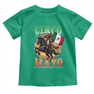 Cinco De Mayo Battle Of Puebla Toddler T Shirt Mexican Victory Heritage Pride TS12 Irish Green Print Your Wear