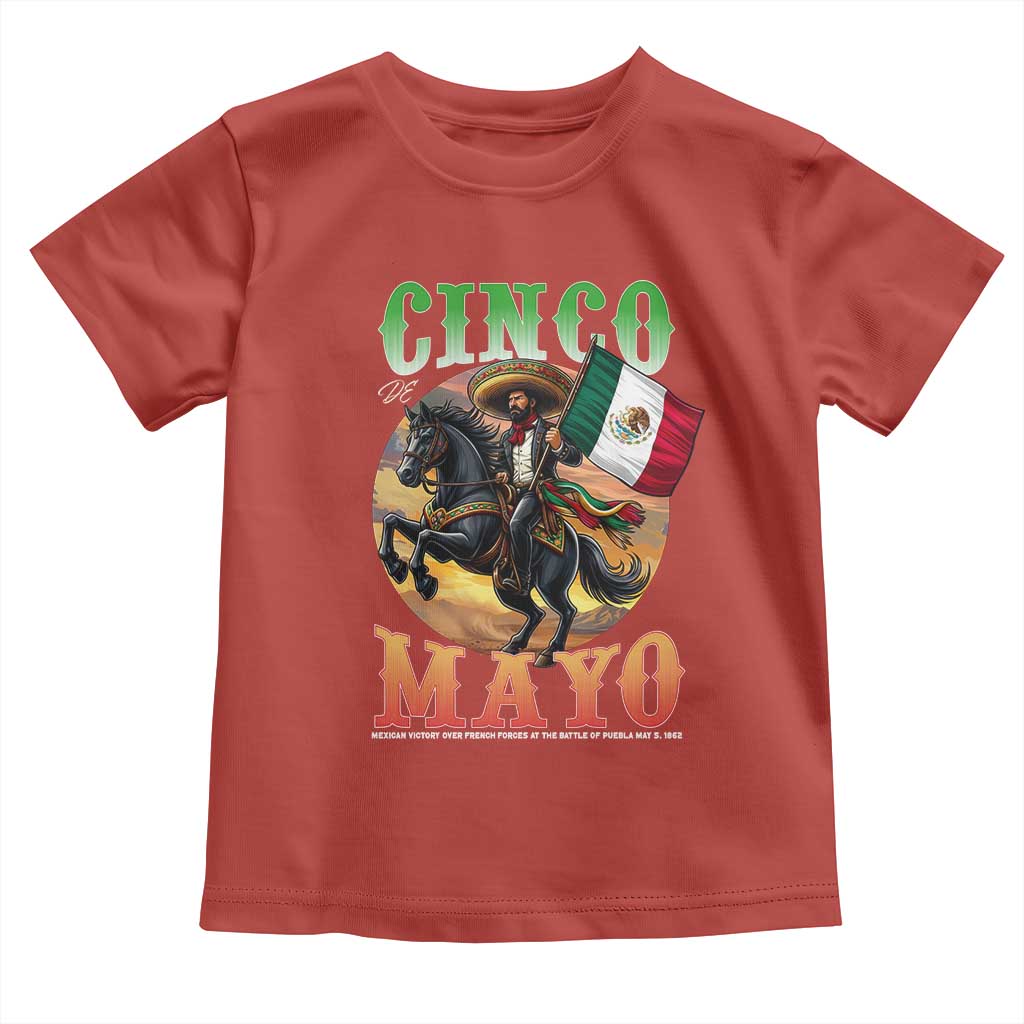 Cinco De Mayo Battle Of Puebla Toddler T Shirt Mexican Victory Heritage Pride TS12 Red Print Your Wear