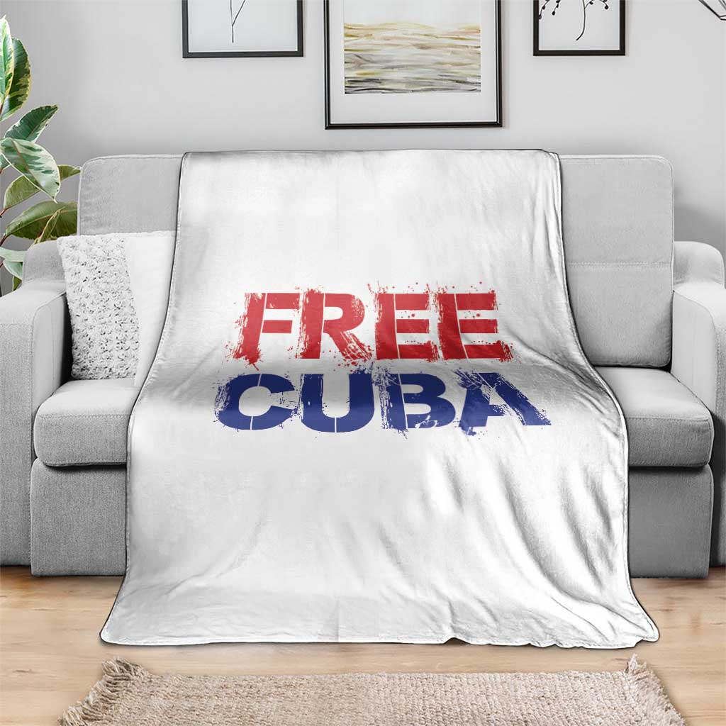 Free Cuba Throw Blanket Stand With Cuban People Gift TS12 Print Your Wear