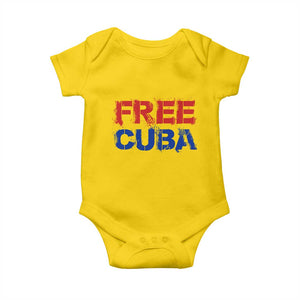 Free Cuba Baby Onesie Stand With Cuban People Gift TS12 Daisy Print Your Wear