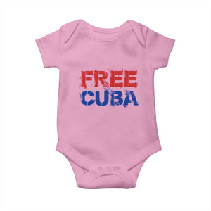 Free Cuba Baby Onesie Stand With Cuban People Gift TS12 Light Pink Print Your Wear