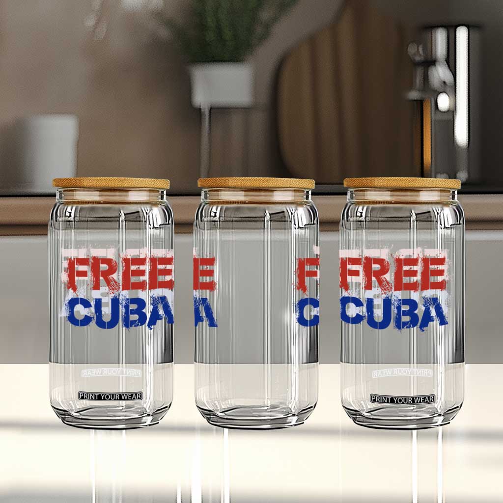 Free Cuba Glass Can Stand With Cuban People Gift TS12 Print Your Wear