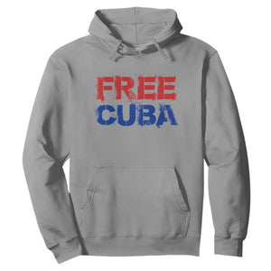 Free Cuba Hoodie Stand With Cuban People Gift TS12 Sport Gray Print Your Wear