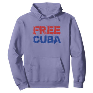 Free Cuba Hoodie Stand With Cuban People Gift TS12 Violet Print Your Wear