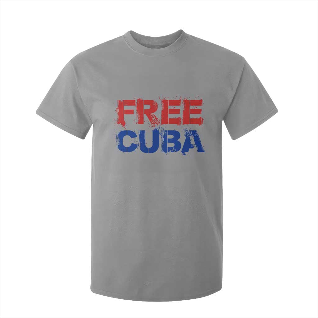 Free Cuba T Shirt For Kid Stand With Cuban People Gift TS12 Sport Gray Print Your Wear