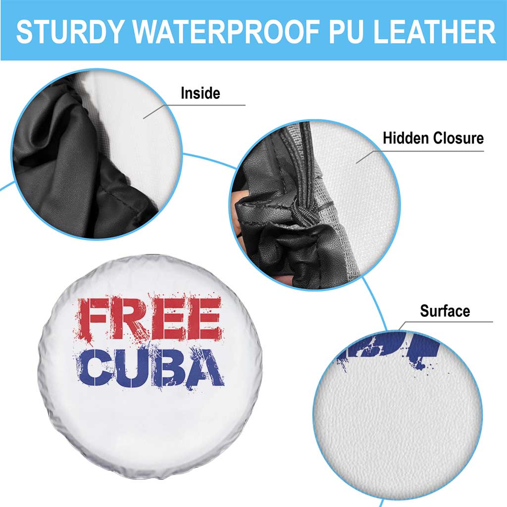 Free Cuba Spare Tire Cover Stand With Cuban People Gift TS12 Print Your Wear