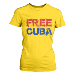 Free Cuba T Shirt For Women Stand With Cuban People Gift TS12 Daisy Print Your Wear