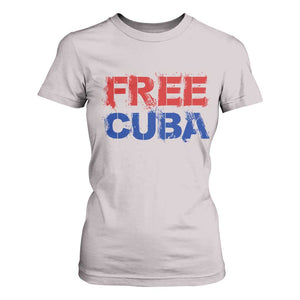 Free Cuba T Shirt For Women Stand With Cuban People Gift TS12 Ice Gray Print Your Wear