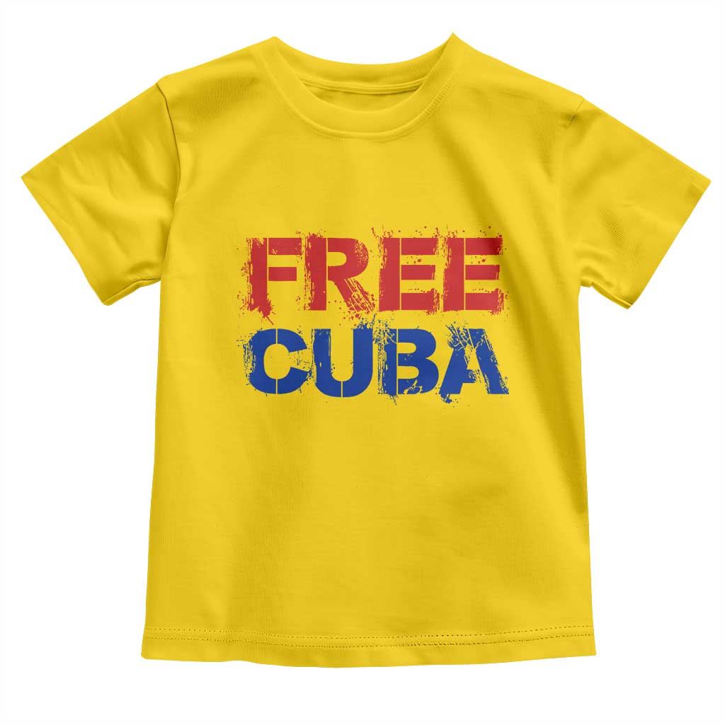 Free Cuba Toddler T Shirt Stand With Cuban People Gift TS12 Daisy Print Your Wear