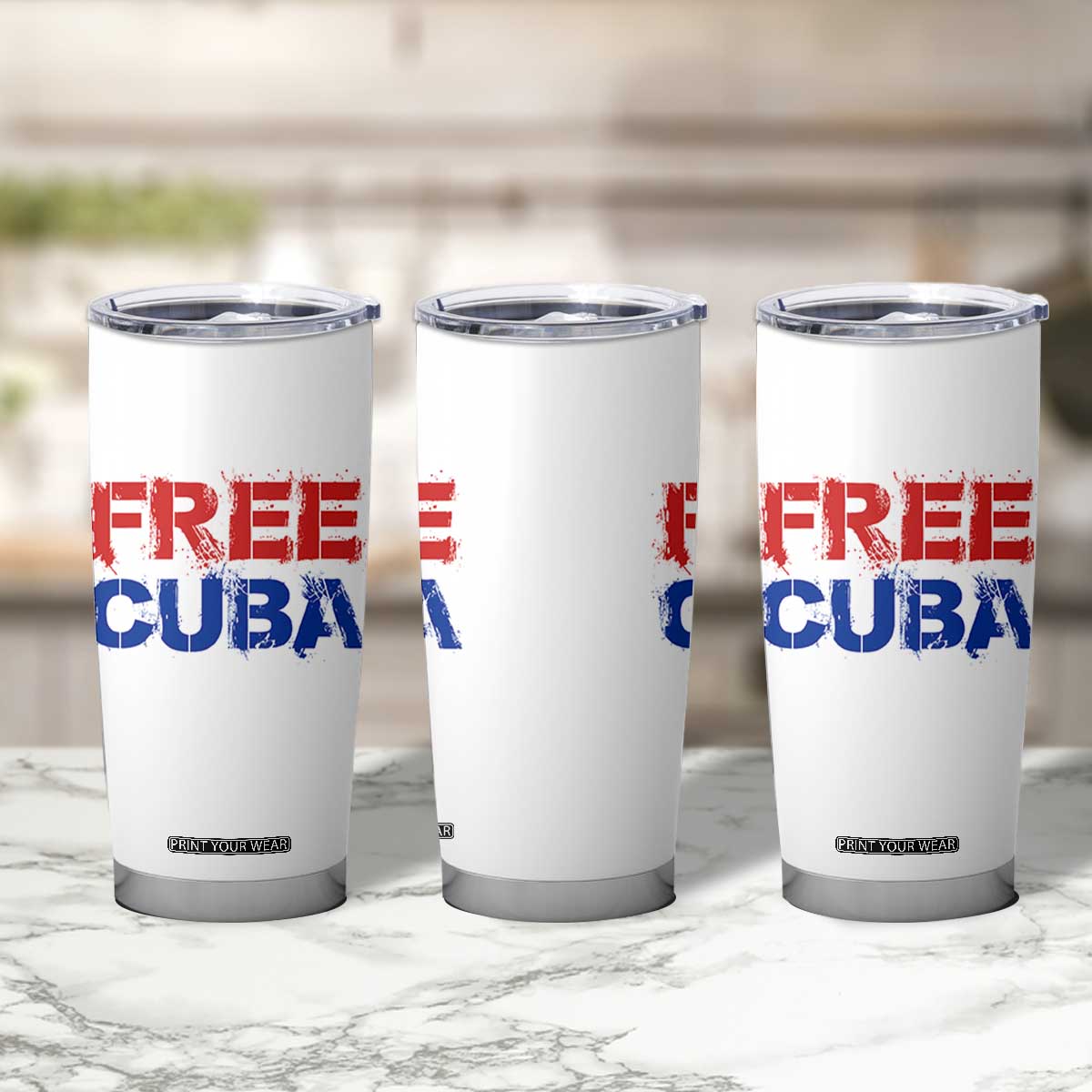 Free Cuba Tumbler Cup Stand With Cuban People Gift TS12 Print Your Wear