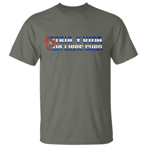 Viva Cuba Libre T Shirt Cuban Freedom Movement TS12 Military Green Print Your Wear