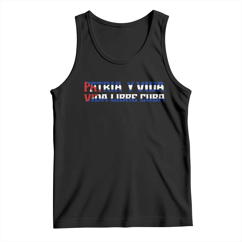 Viva Cuba Libre Tank Top Cuban Freedom Movement TS12 Black Print Your Wear