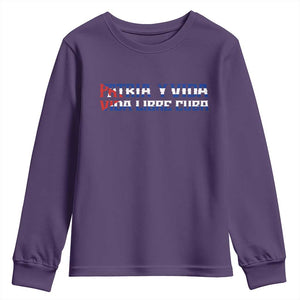 Viva Cuba Libre Youth Sweatshirt Cuban Freedom Movement TS12 Purple Print Your Wear